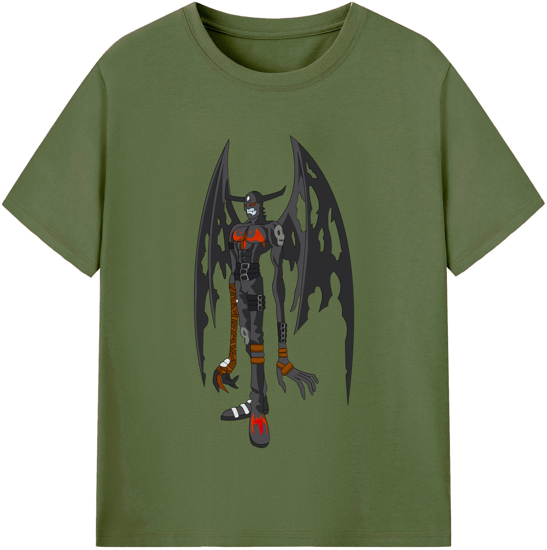 （画像用） Digimon デジタルモンスター/デジモン 綿100％半袖Tシャツ（フロントプリント）